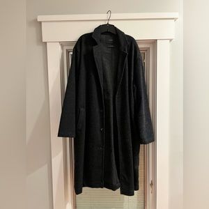 Zara Men’s Overcoat Navy Blue